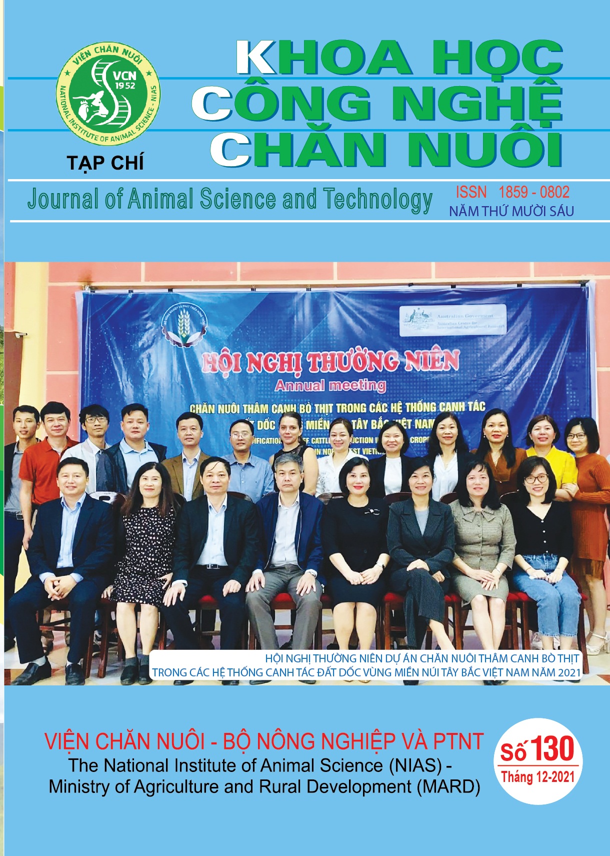                     Xem Số 130 (2021): Tạp chí Khoa học Công nghệ Chăn nuôi số 130 (Tháng 12/2021)
                