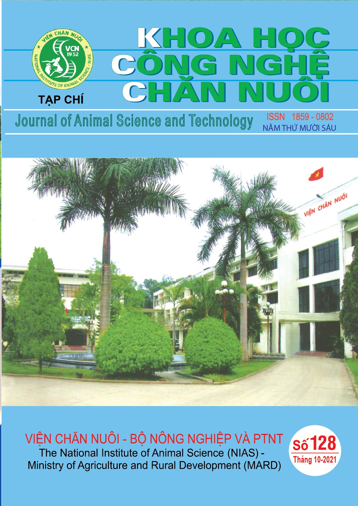                     Xem Số 128 (2021): Tạp chí Khoa học Công nghệ Chăn nuôi số 128 (Tháng 10/2021)
                