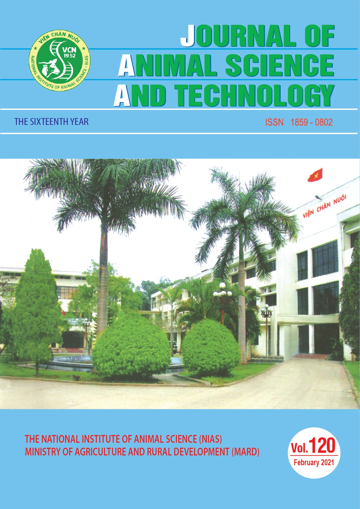                     Xem Số 120 (2021): Journal of Animal Science and Technology – Vol 120. February, 2021
                