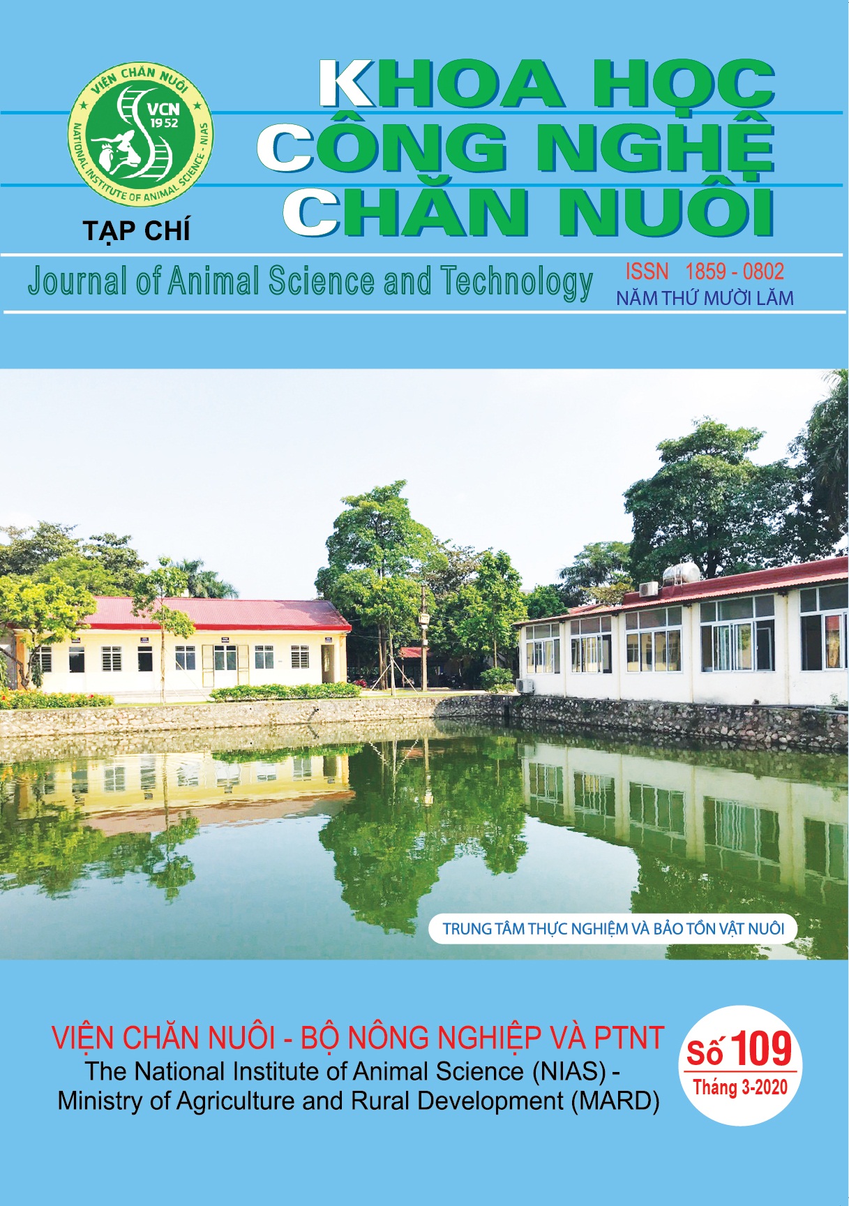                     Xem Số 109 (2020): Tạp chí Khoa học Công nghệ Chăn nuôi số 109 (Tháng 3/2020)
                