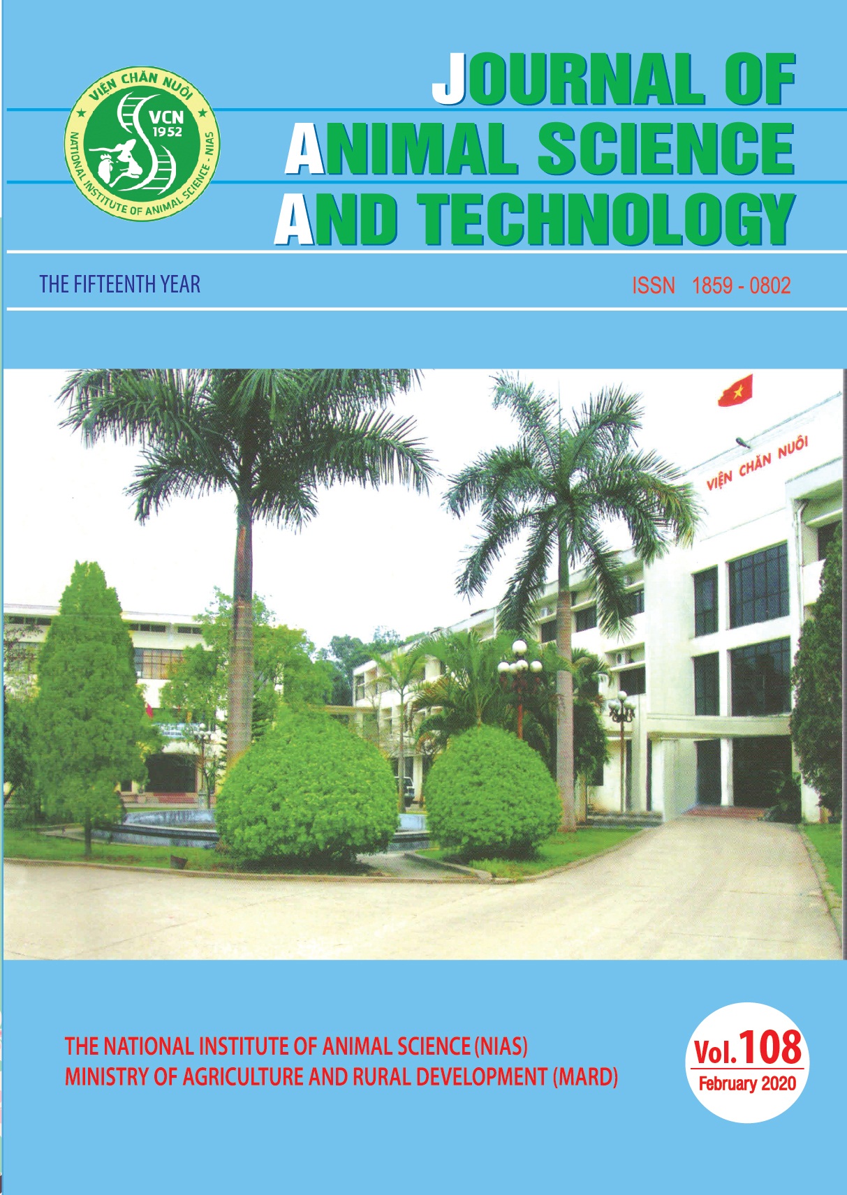                     Xem Số 108 (2020): Journal of Animal Science and Technology – Vol 108. February, 2020
                