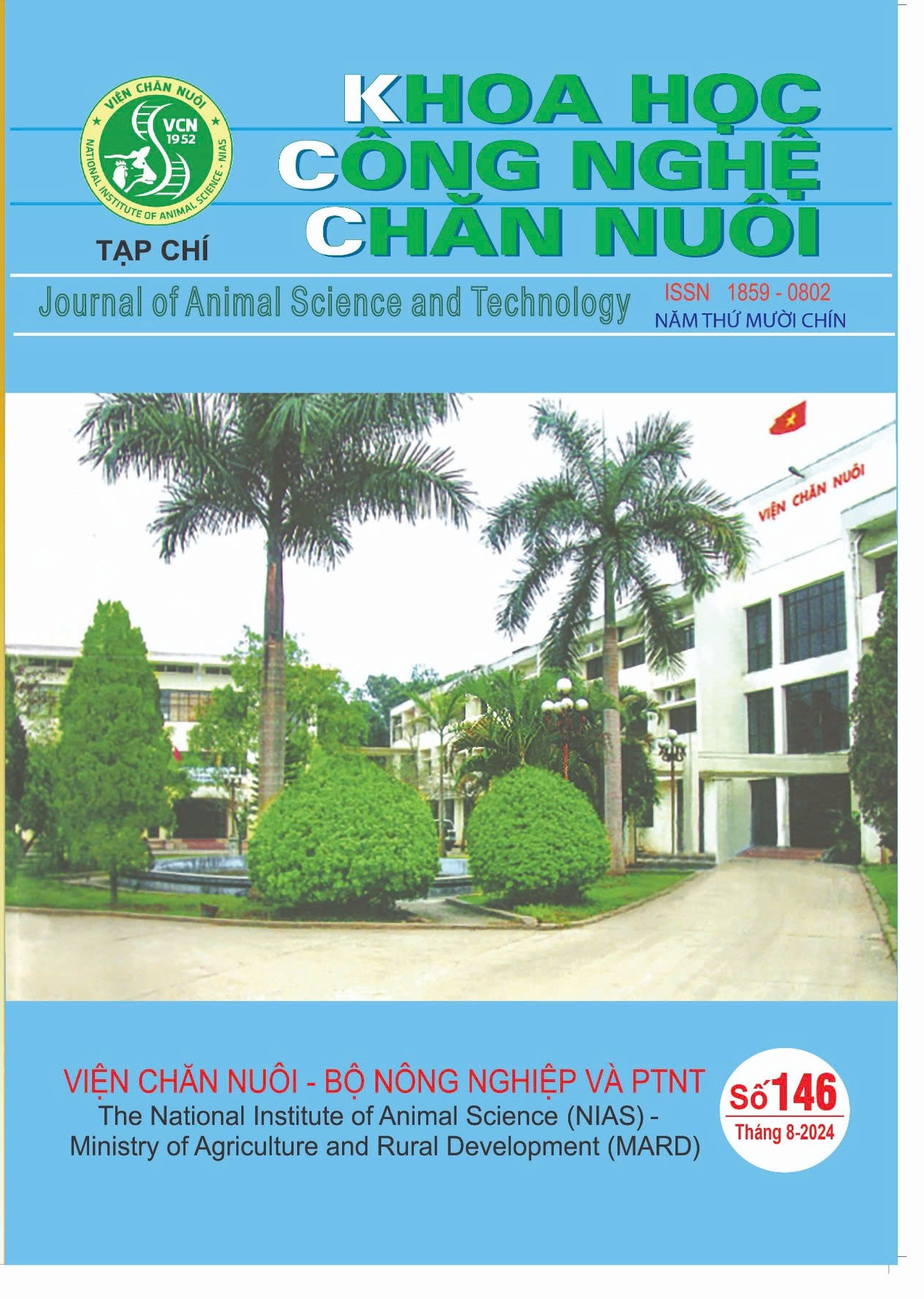                 Xem Số 146 (2024): Tạp chí Khoa học Công nghệ Chăn nuôi số 146 (Tháng 8/2024)
            